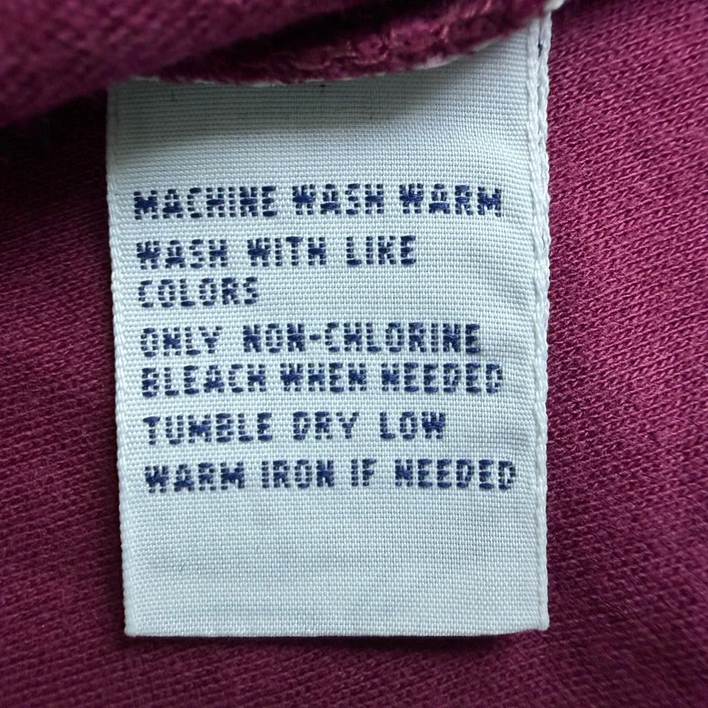 Polo Ralph Lauren Mens L Polo Shirt Burgundy Custom Fit Short Sleeve
